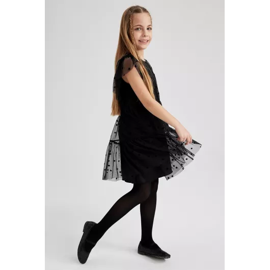 Платье DeFacto, Цвет: Черный, Размер: 4-5 лет, изображение 2