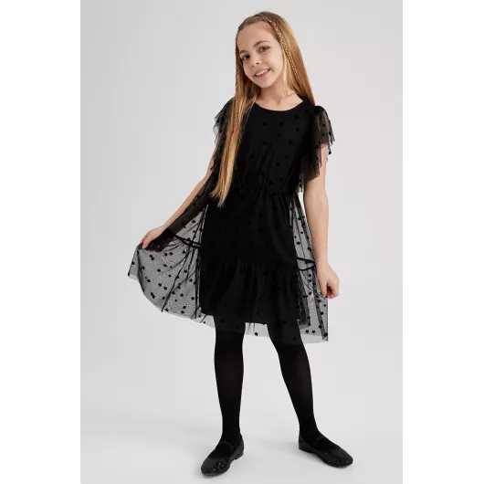 Платье DeFacto, Цвет: Черный, Размер: 4-5 лет, изображение 3