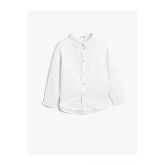 Рубашка Koton, Цвет: Белый, Размер: 9-10 лет
