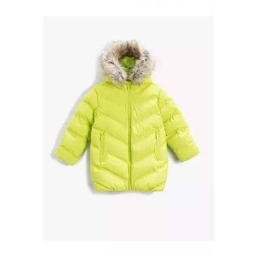 Куртка Koton, Цвет: Зеленый, Размер: 7-8 лет, изображение 3