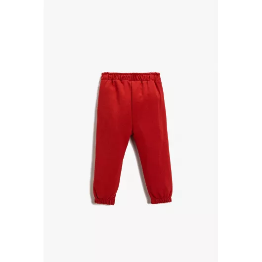 Спортивные штаны Koton, Цвет: Красный, Размер: 6-9 мес., изображение 2