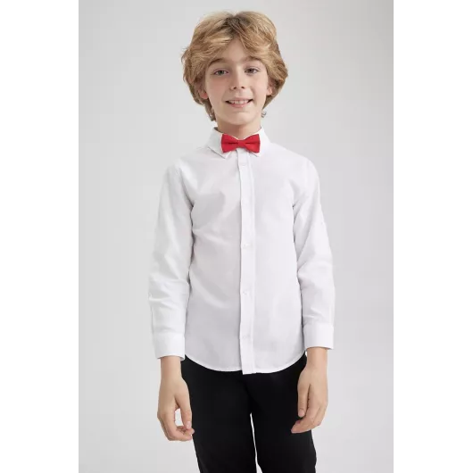 Рубашка DeFacto, Цвет: Белый, Размер: 6-7 лет