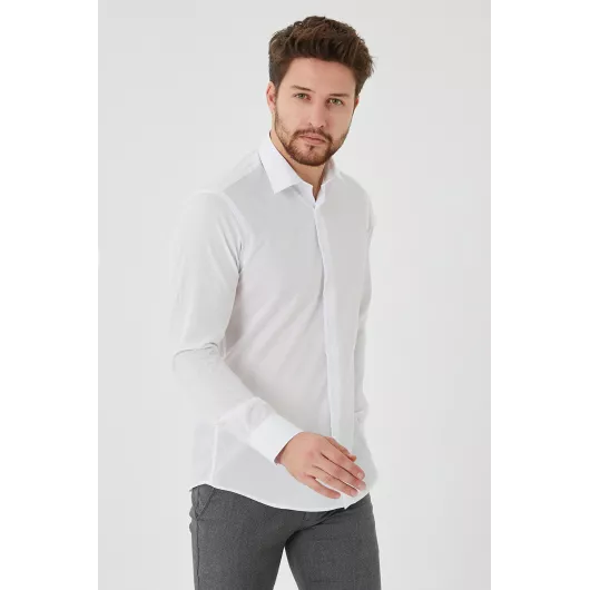 Рубашка Pietra Paul, Цвет: Белый, Размер: XL, изображение 2