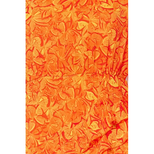 Платье TRENDYOL MODEST, Цвет: Оранжевый, Размер: 36, изображение 4