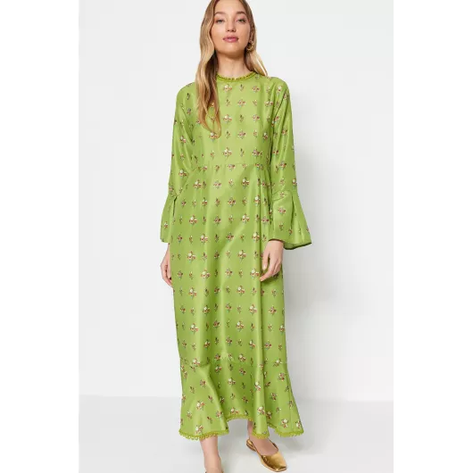 Платье TRENDYOL MODEST, Цвет: Зеленый, Размер: 38
