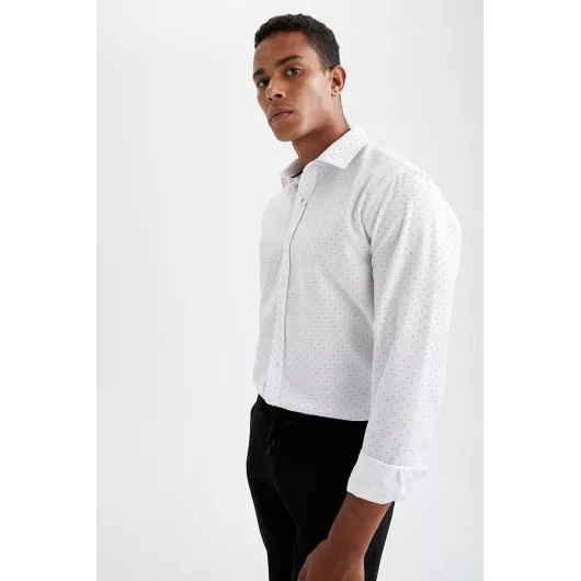 Рубашка DeFacto, Цвет: Белый, Размер: XL, изображение 5