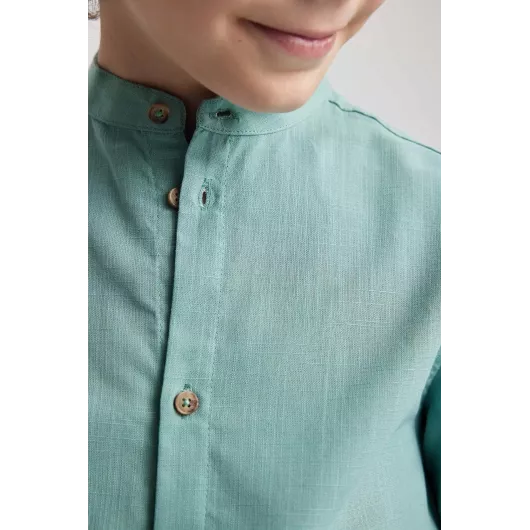 Рубашка DeFacto, Цвет: Зеленый, Размер: 12-13 лет, изображение 5