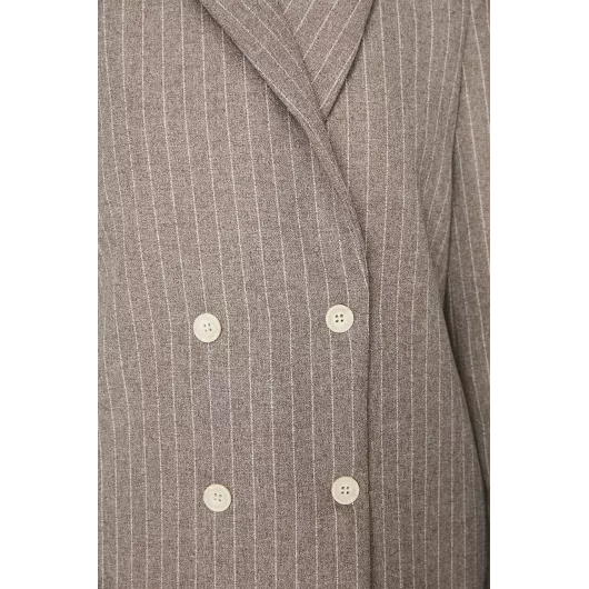 Пиджак TRENDYOLMILLA, Цвет: Коричневый, Размер: 40, изображение 4