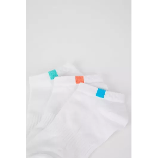 Носки 3 пары DeFacto, Цвет: Белый, Размер: STD