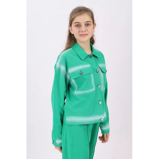 Куртка angelos, Цвет: Зеленый, Размер: 9-10 лет, изображение 4