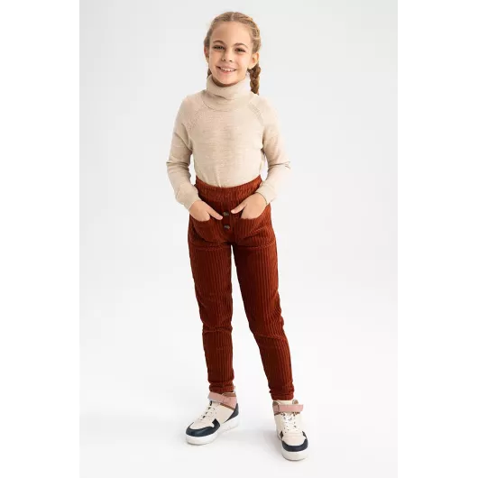 Спортивные штаны DeFacto, Цвет: Коричневый, Размер: 11-12 лет, изображение 2