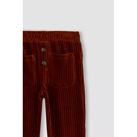Спортивные штаны DeFacto, Цвет: Коричневый, Размер: 8-9 лет, изображение 5
