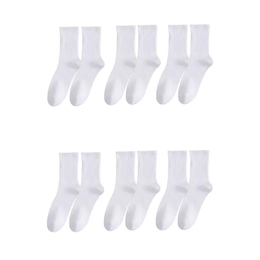 Носки 6 пар BGK, Цвет: Белый, Размер: 36-40