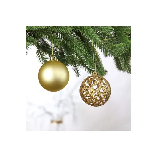 Новогодние ёлочные шары Karaca Home, Цвет: Серебрянный, Размер: STD, изображение 3