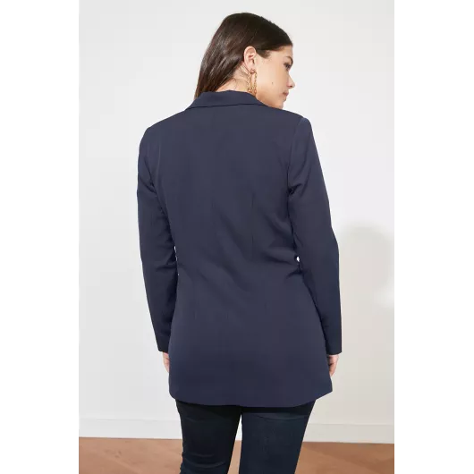 Пиджак TRENDYOLMILLA, Цвет: Темно-синий, Размер: 38, изображение 5