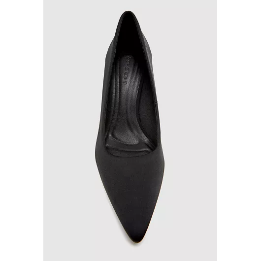 Обувь на каблуке Stradivarius, Цвет: Черный, Размер: 37, изображение 4