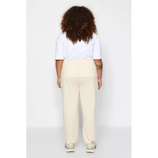Спортивные штаны Trendyol Curve, Цвет: Бежевый, Размер: 3XL, изображение 5