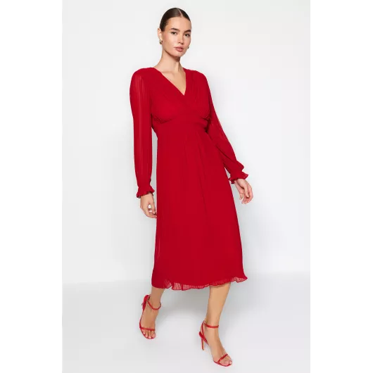 Платье TRENDYOLMILLA, Цвет: Красный, Размер: 40