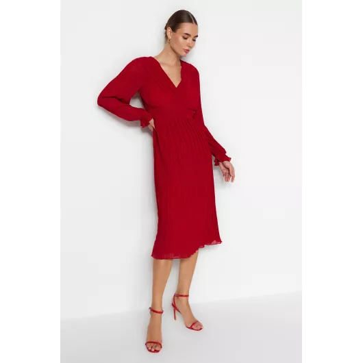 Платье TRENDYOLMILLA, Цвет: Красный, Размер: 40, изображение 2