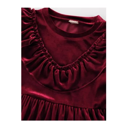 Платье ASIA GİYİM, Цвет: Бордовый, Размер: 4 года, изображение 4