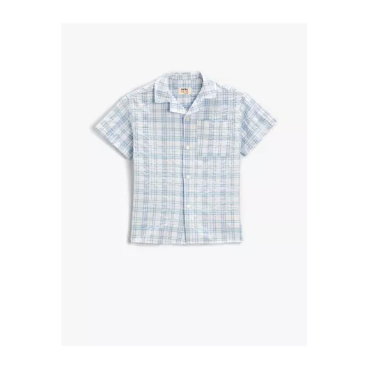 Рубашка Koton, Цвет: Голубой, Размер: 9-10 лет