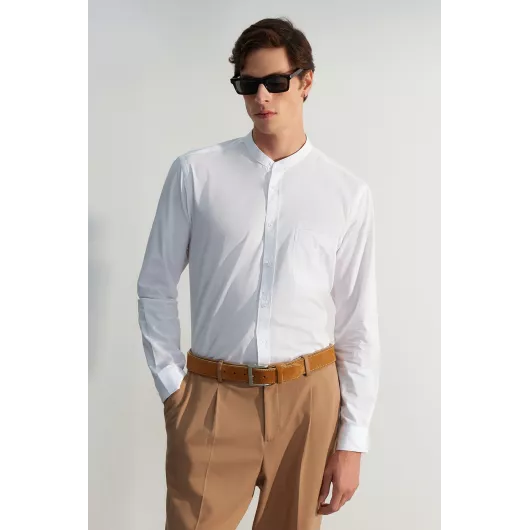 Рубашка TRENDYOL MAN, Цвет: Белый, Размер: M, изображение 3