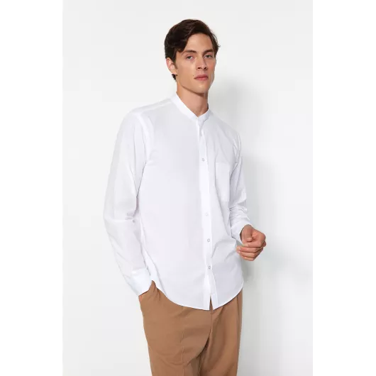 Рубашка TRENDYOL MAN, Цвет: Белый, Размер: L