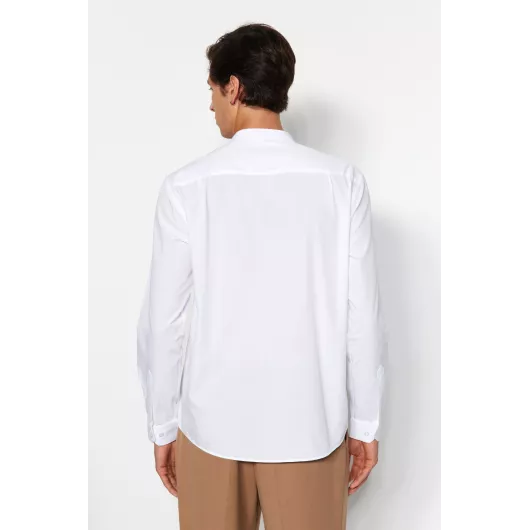 Рубашка TRENDYOL MAN, Цвет: Белый, Размер: L, изображение 4