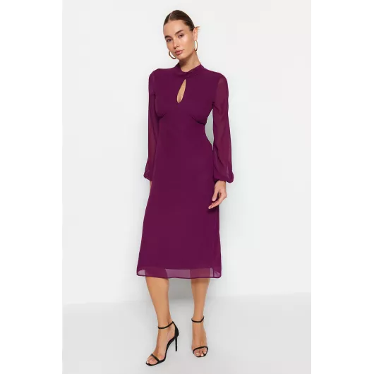 Платье TRENDYOLMILLA, Цвет: Фиолетовый, Размер: 36, изображение 2