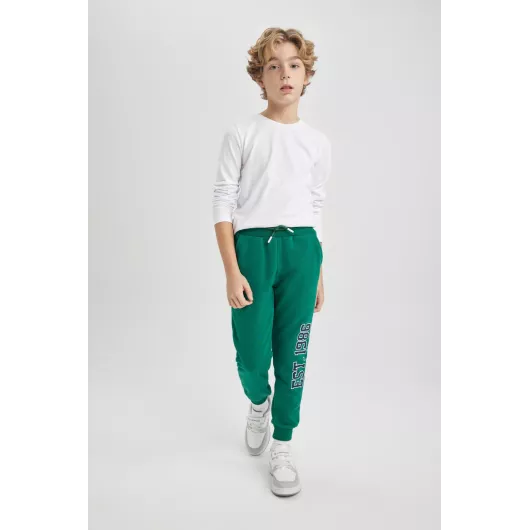 Спортивные штаны DeFacto, Цвет: Зеленый, Размер: 5-6 лет, изображение 4
