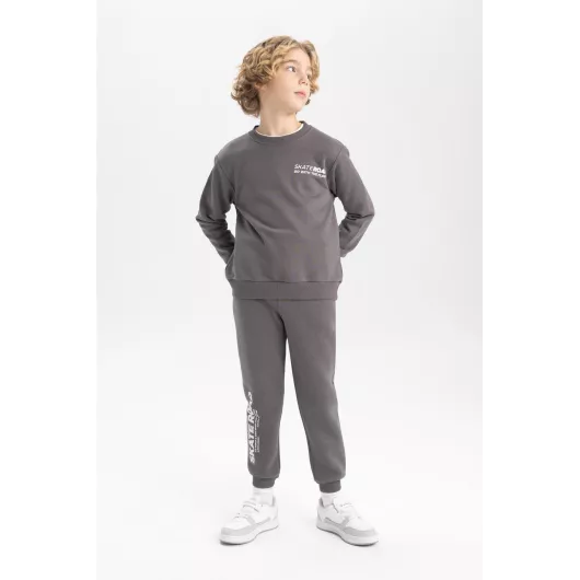 Спортивные штаны DeFacto, Цвет: Серый, Размер: 8-9 лет, изображение 3