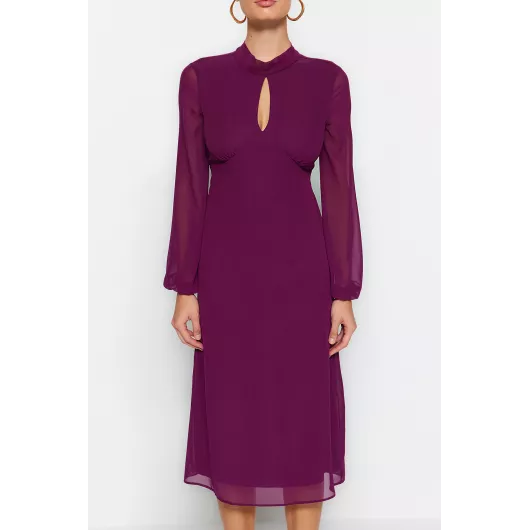 Платье TRENDYOLMILLA, Цвет: Фиолетовый, Размер: 36, изображение 3
