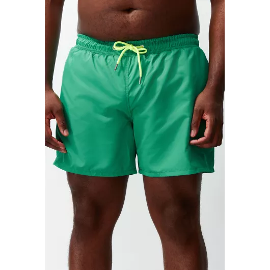 Шорты для плавания TRENDYOL MAN, Цвет: Зеленый, Размер: 3XL, изображение 4
