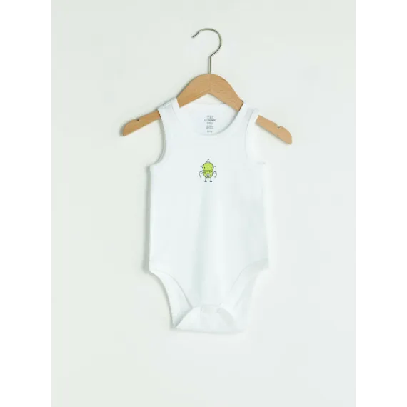 Bodi LC Waikiki, Reňk: Ak, Ölçeg: 3-6 мес.