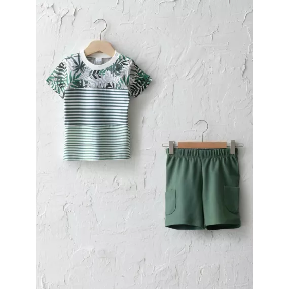 Komplekt LC Waikiki, Reňk: Ýaşyl, Ölçeg: 9-12 aý