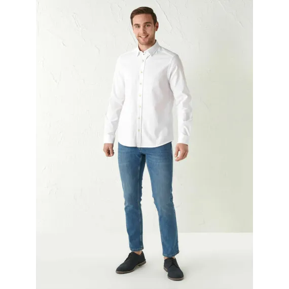 Рубашка LC Waikiki, Цвет: Белый, Размер: 2XL, изображение 3