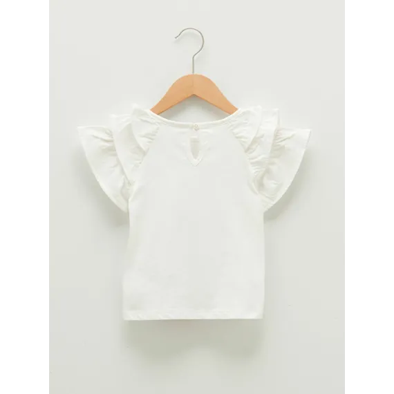 Футболка LC Waikiki, Цвет: Бежевый, Размер: 3-4 года, изображение 2