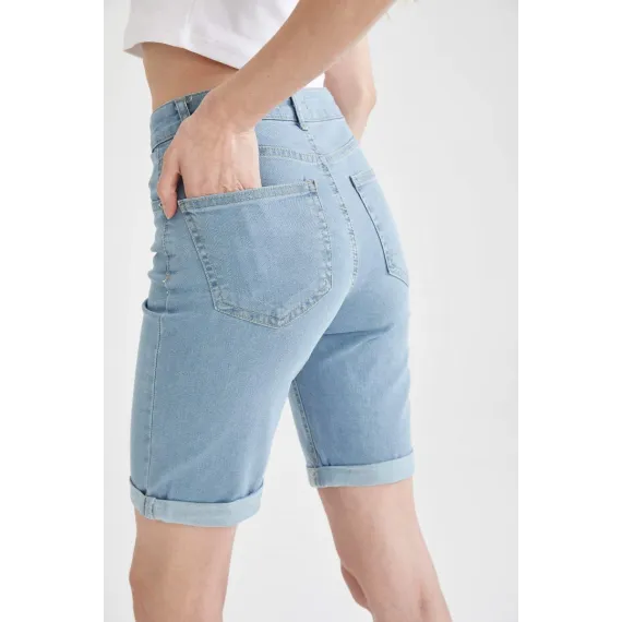 Şorty DeFacto, Reňk: Açyk gök, Ölçeg: 36, 9 image