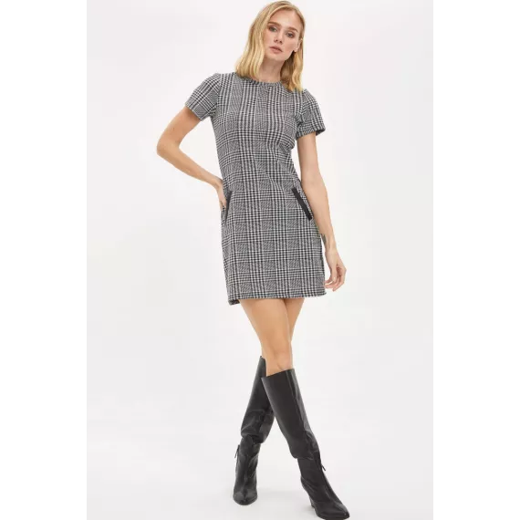 Zenanlar üçin köýnek DeFacto, Reňk: Çal, Ölçeg: XL, 4 image