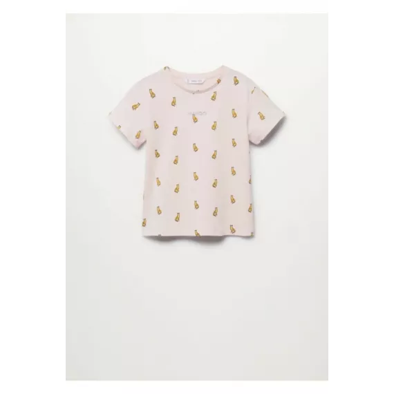Футболкa Mango, Цвет: Розовый, Размер: 7-8 лет