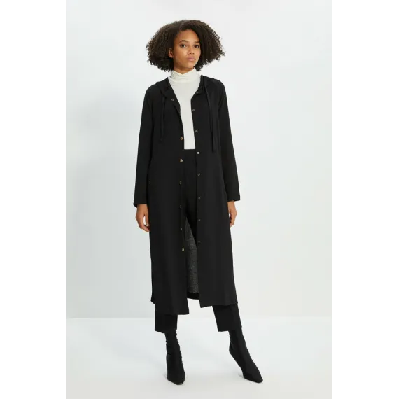 Кардиган TRENDYOL MODEST, Цвет: Черный, Размер: 36