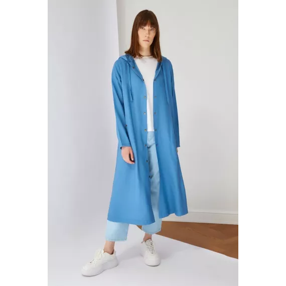 Кардиган TRENDYOL MODEST, Цвет: Синий, Размер: 38, изображение 4