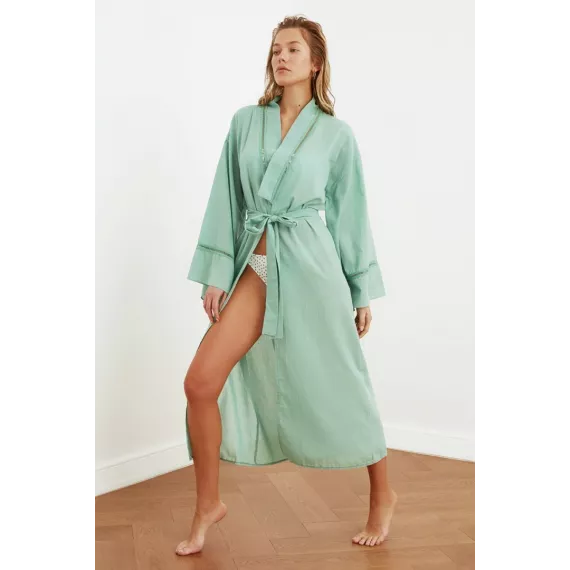Zenan kimonosy TRENDYOLMILLA, Reňk: Ýaşyl, Ölçeg: L/XL, 3 image