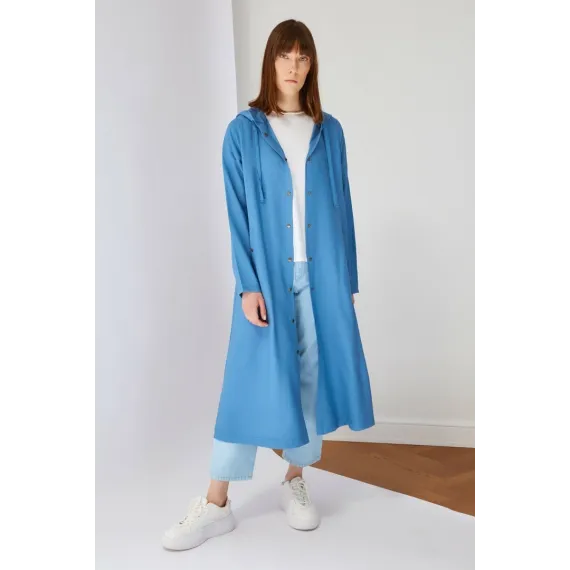 Кардиган TRENDYOL MODEST, Цвет: Синий, Размер: 36, изображение 4