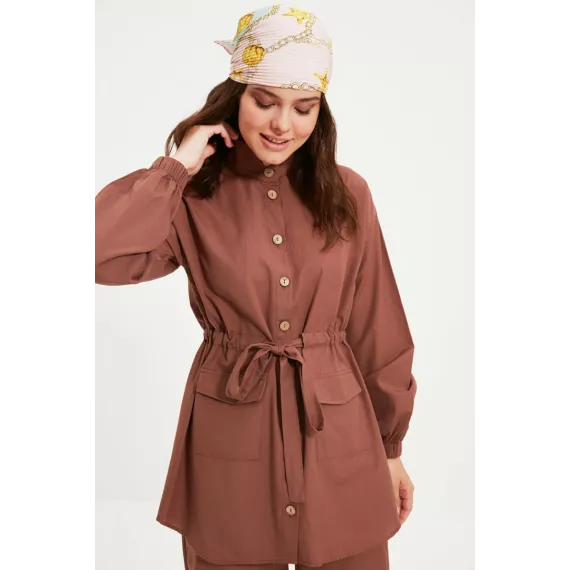 Комплект TRENDYOL MODEST, Цвет: Коричневый, Размер: 36, изображение 3