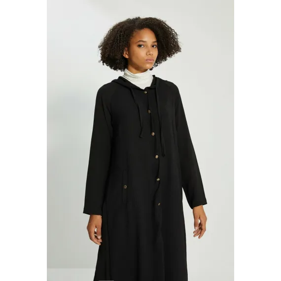 Кардиган TRENDYOL MODEST, Цвет: Черный, Размер: 36, изображение 2