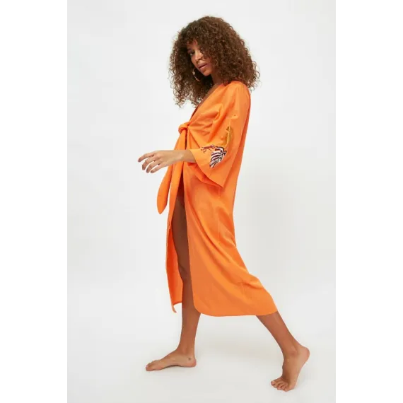 Zenan kimono we kaftany TRENDYOLMILLA, Reňk: Mämişi, Ölçeg: 40, 2 image