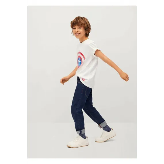 Футболка Mango, Цвет: Белый, Размер: 5-6 лет, изображение 2