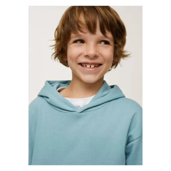 Свитшот Mango, Цвет: Голубой, Размер: 5-6 лет, изображение 5