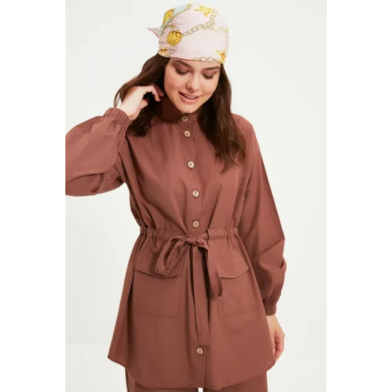 Zenan komplekti TRENDYOL MODEST, Reňk: Goňur, Ölçeg: 38, 3 image